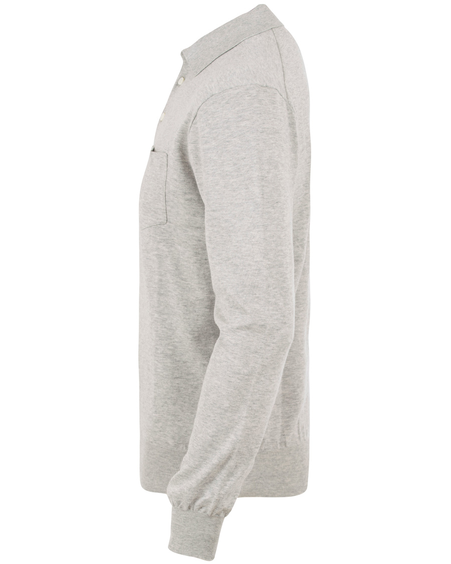 Herre | Trøjer | Polo Ralph Lauren | Pima Cotton Knitted Polo Grey Heather