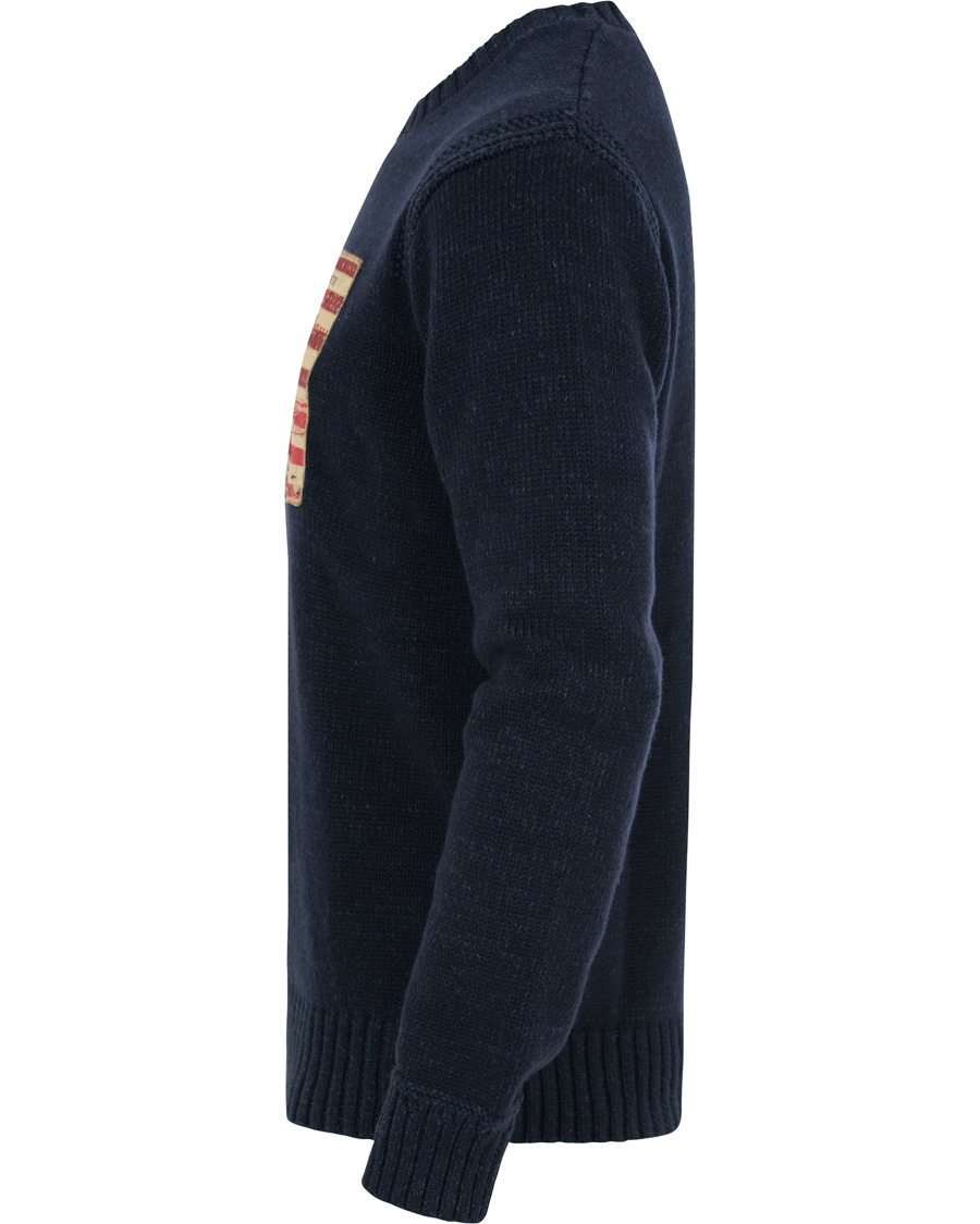 Herre | Trøjer | Polo Ralph Lauren | Flag Cotton Crew Neck Summer Navy