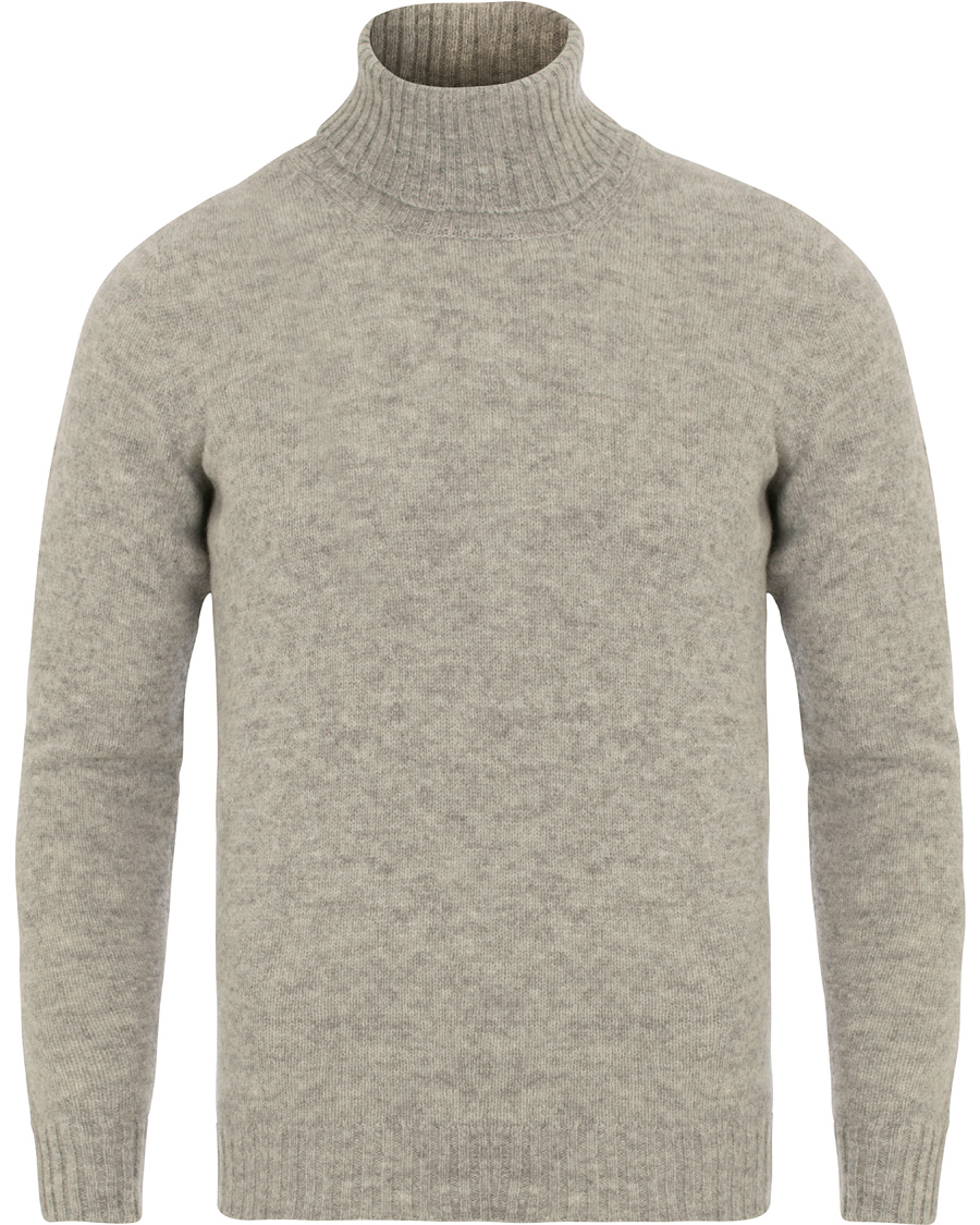 Herre | Trøjer | Zanone | Virgin Lambswool Rollneck Light Grey