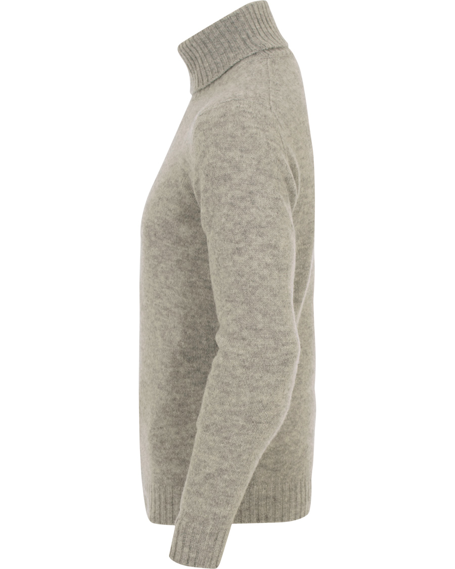 Herre | Trøjer | Zanone | Virgin Lambswool Rollneck Light Grey