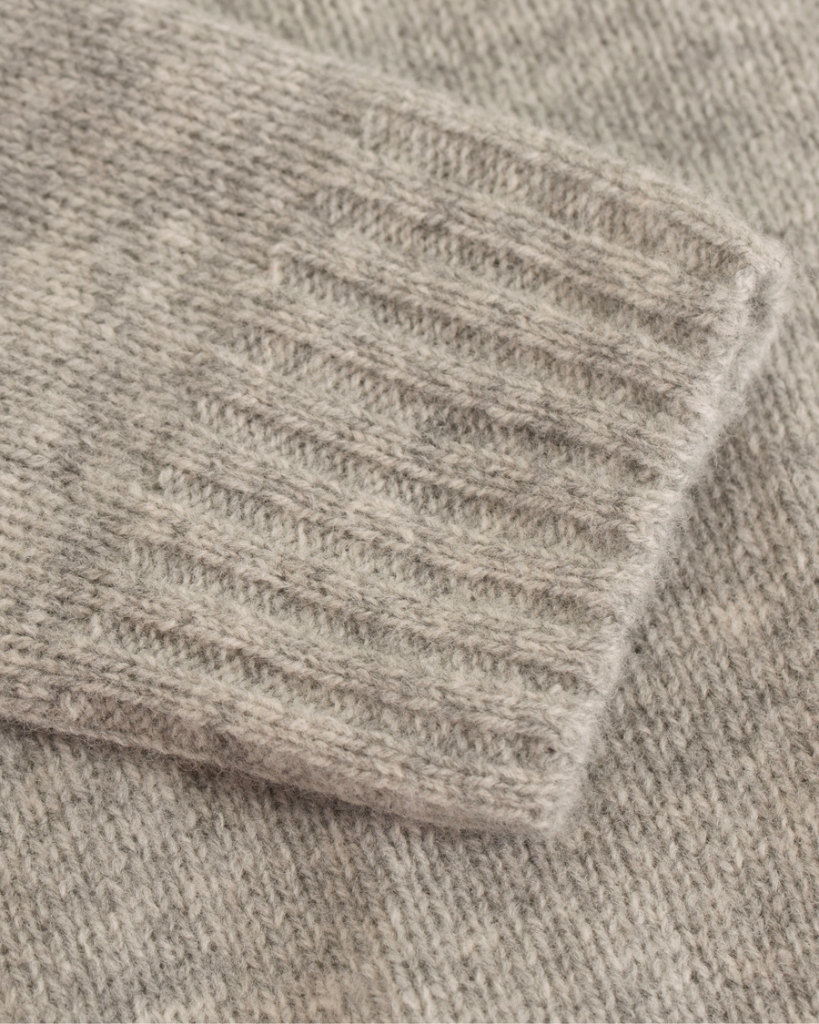 Herre | Trøjer | Zanone | Virgin Lambswool Rollneck Light Grey