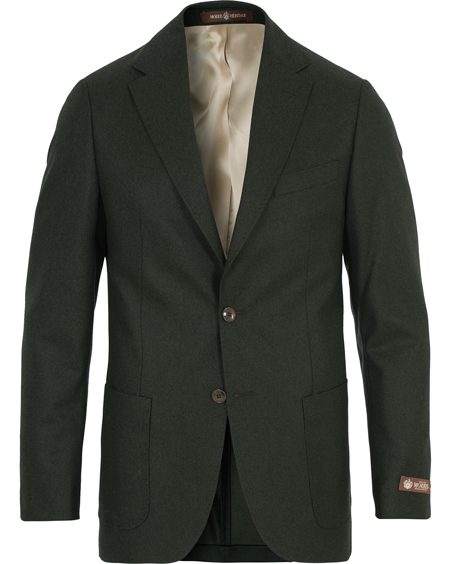 Herre | Blazere & jakker | Morris Heritage | Mike Light Flannel Blazer Green