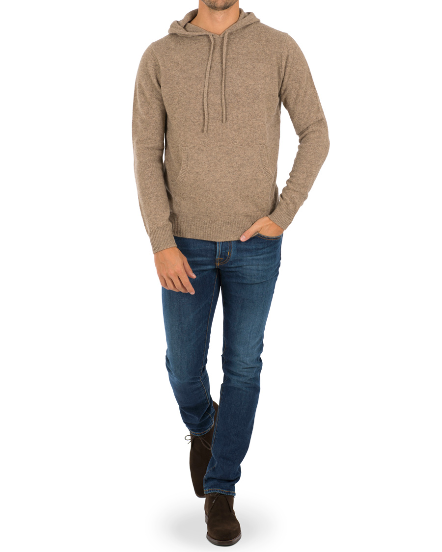 Herre | Trøjer | Morris Heritage | Yak Hoodie Camel