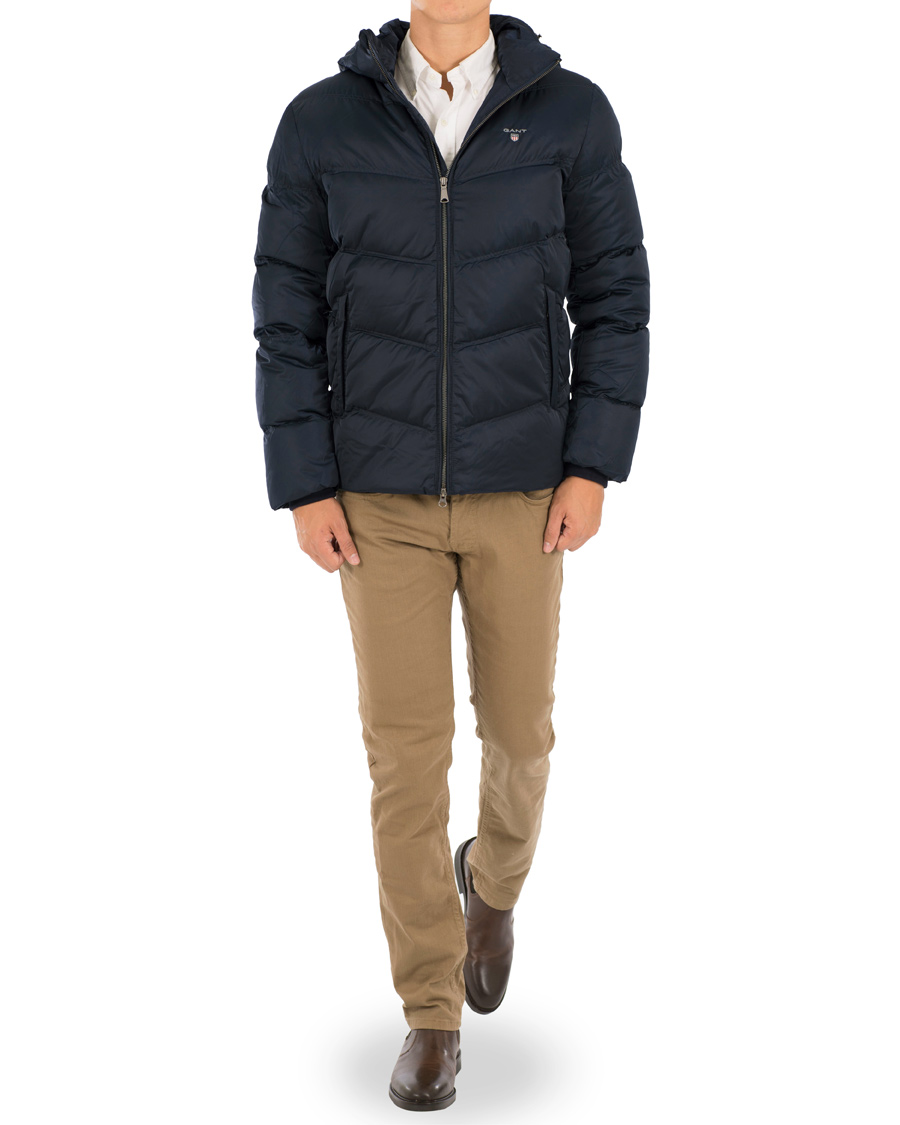 Gant the alta down cheap jacket marine