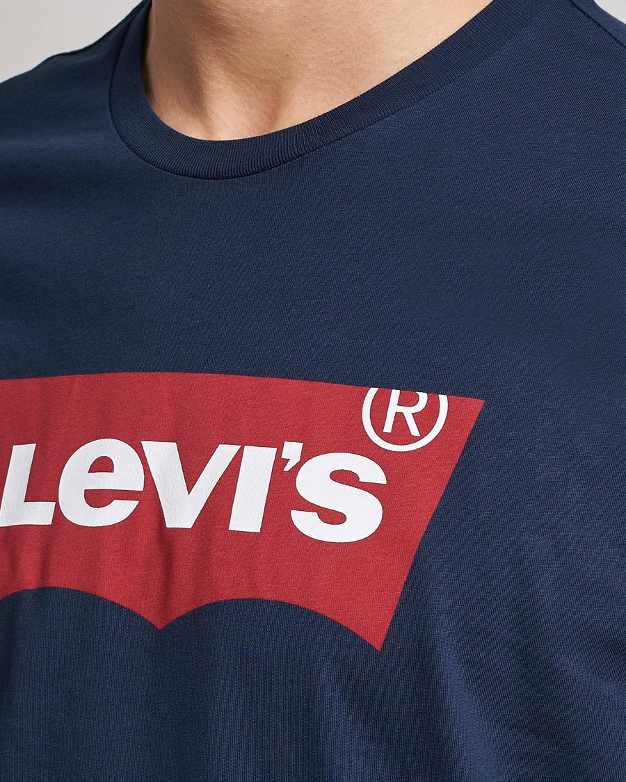 Levi s Logo Tee Dress Blue CareOfCarl