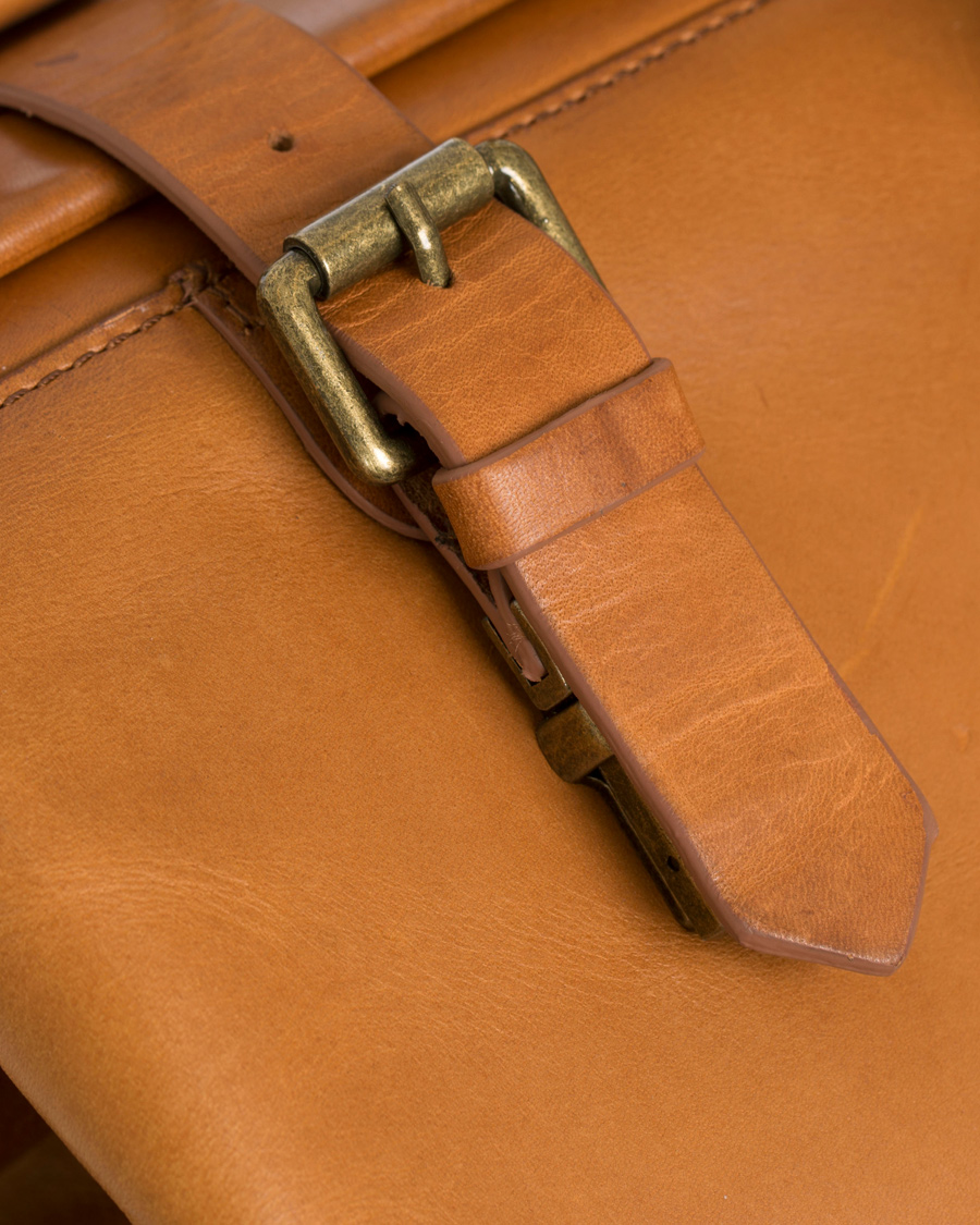 Herre | Oscar Jacobson Leather Weekendbag Tan | Oscar Jacobson | Leather Weekendbag Tan