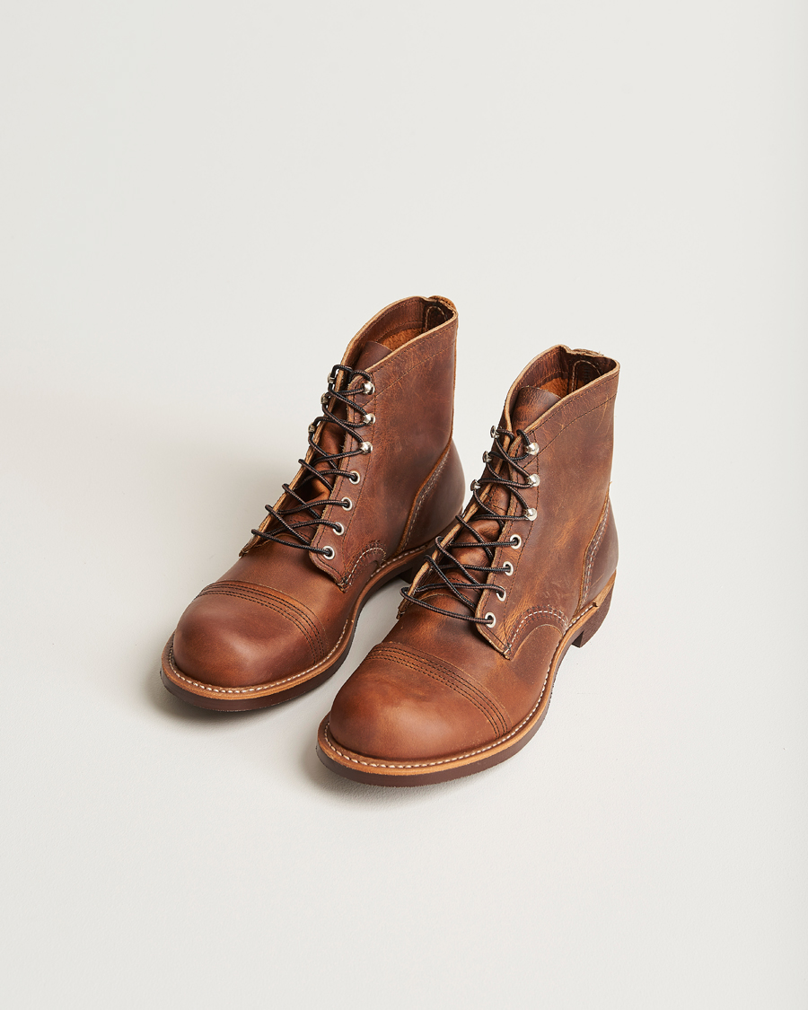 Herre | Håndlavede sko | Red Wing Shoes | Iron Ranger Boot Copper Rough/Though Leather