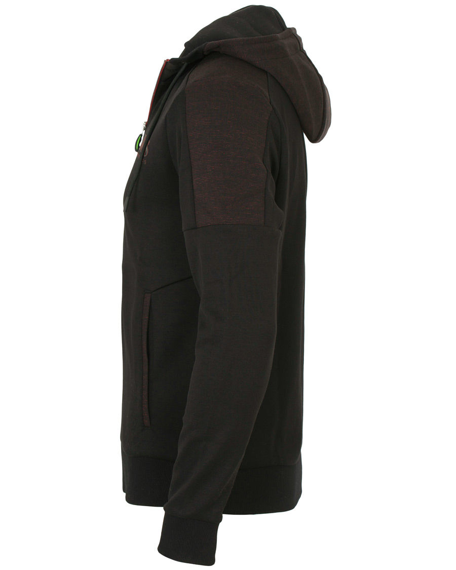 Herre | Trøjer | BOSS GREEN | BOSS Athleisure Saggy Full Zip Hoodie Black