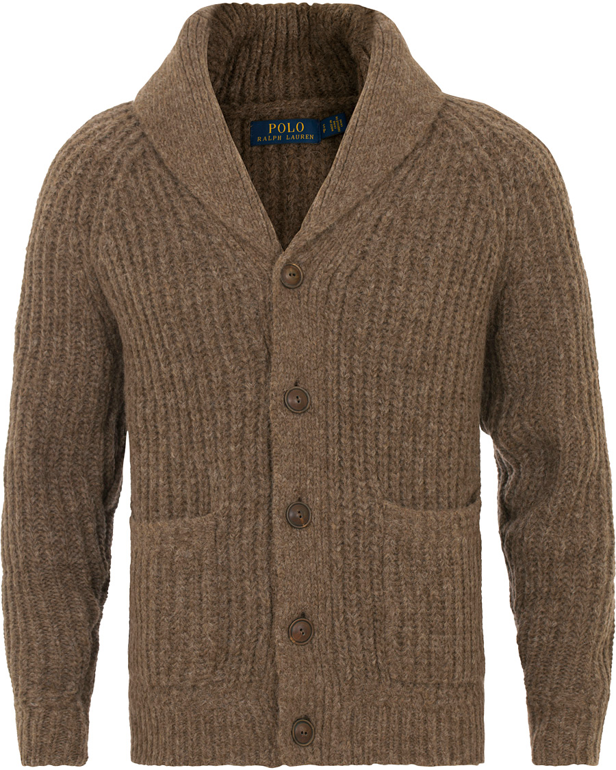 Herre | Trøjer | Polo Ralph Lauren | Wool Blend Cardigan Ceder Heather