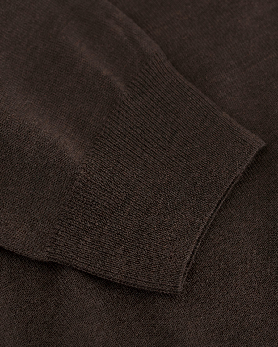 Herre | Trøjer | Stenströms | Merino Zegna Knitted Cardigan Brown