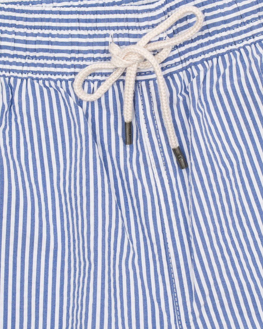 Herre | Badebukser | Polo Ralph Lauren | Stretch Seersucker Swimshorts Cruise Royal/White