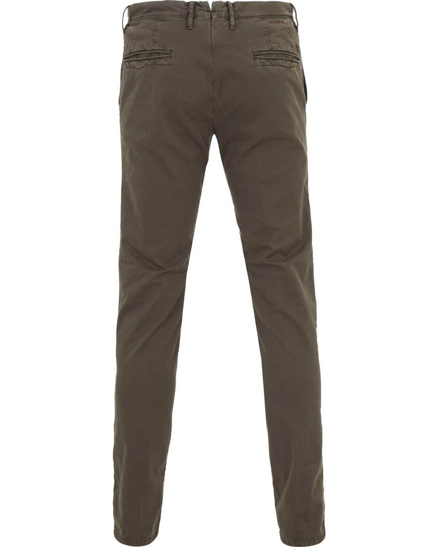 Herre | Bukser | Incotex | Slim Fit Stretch Slacks Brown