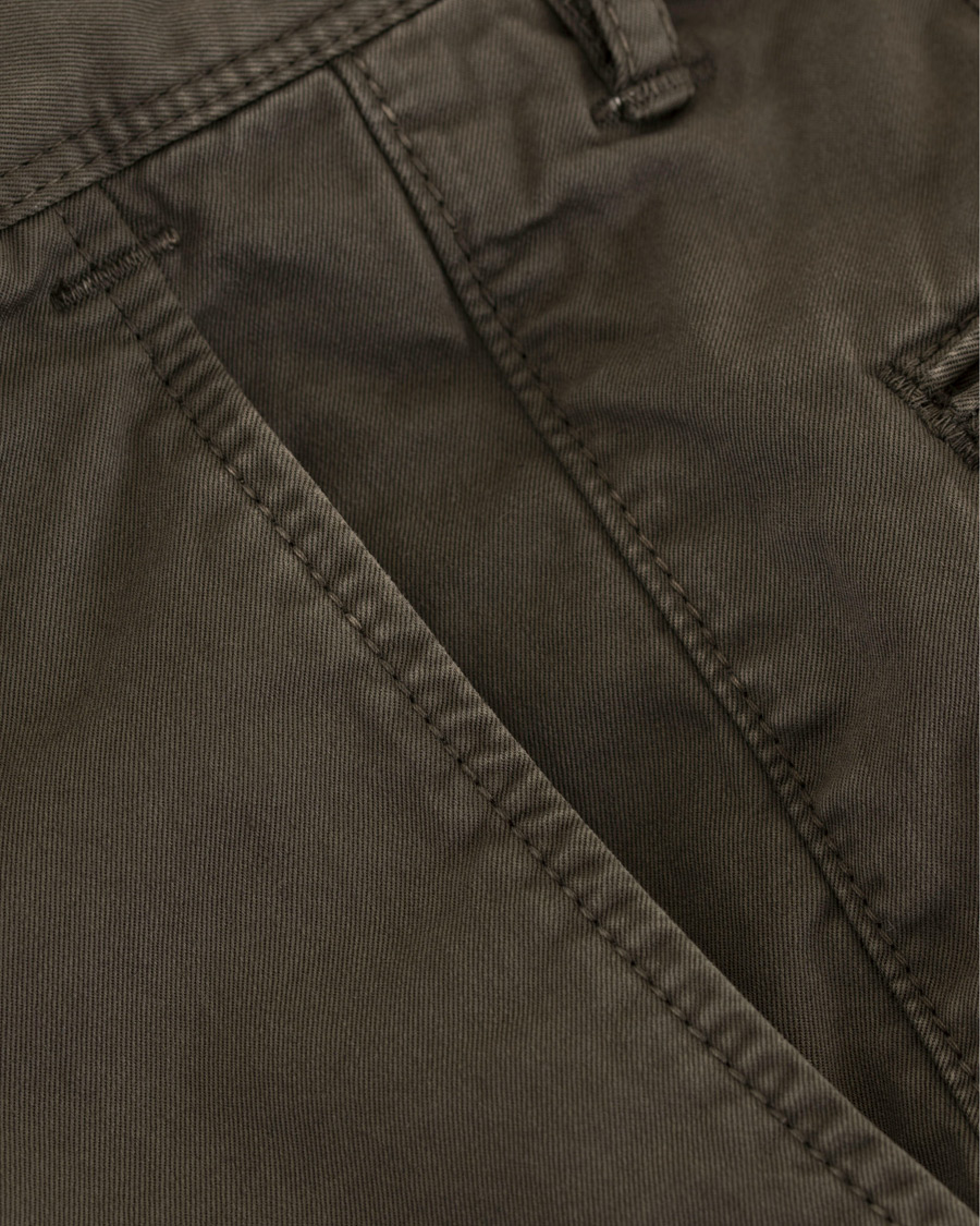 Herre | Bukser | Incotex | Slim Fit Stretch Slacks Brown
