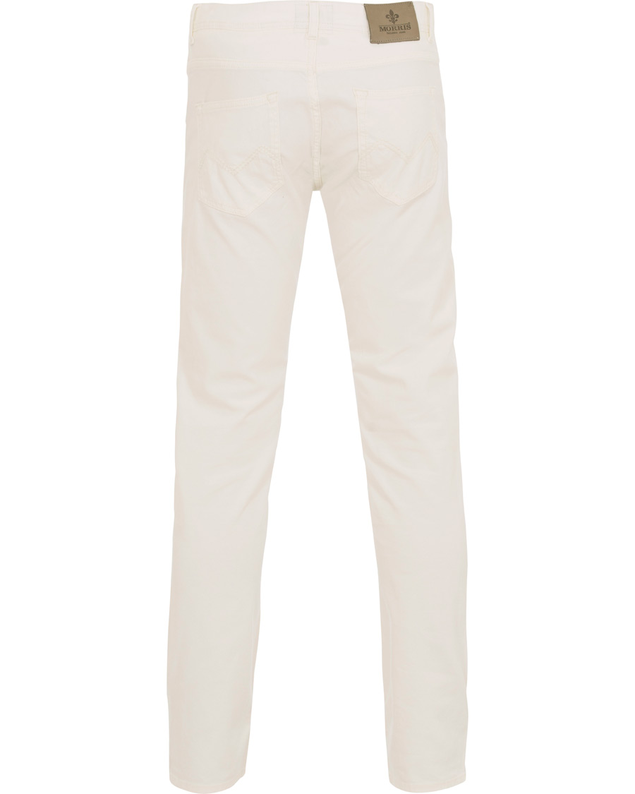 Herre | Bukser | Morris | James Texture 5-Pocket Trousers Off White