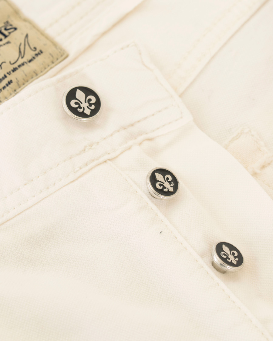 Herre | Bukser | Morris | James Texture 5-Pocket Trousers Off White