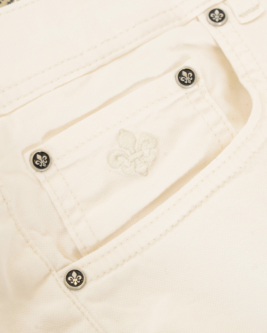 Herre | Bukser | Morris | James Texture 5-Pocket Trousers Off White