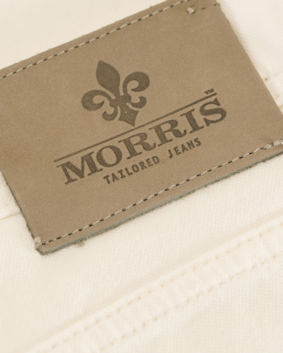 Herre | Bukser | Morris | James Texture 5-Pocket Trousers Off White