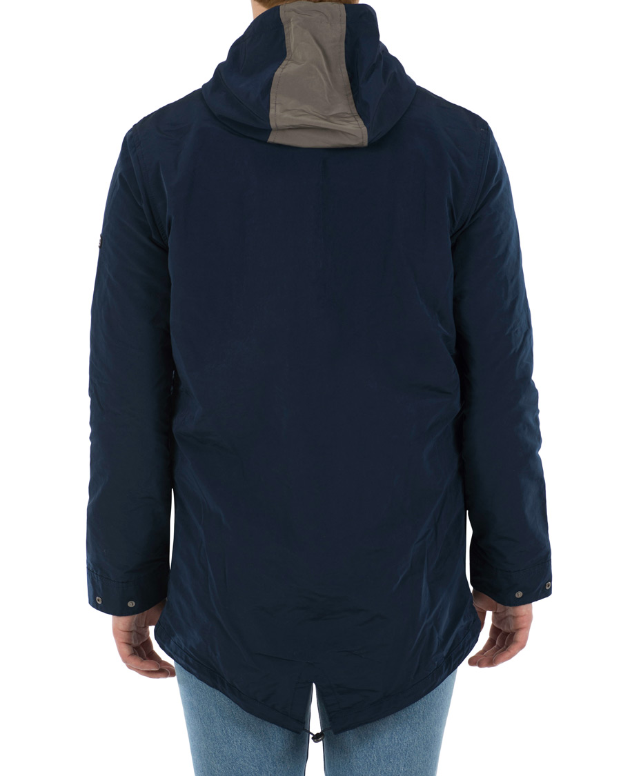Herre | Jakker | Barbour International | Pack Fishtail Parka Blue