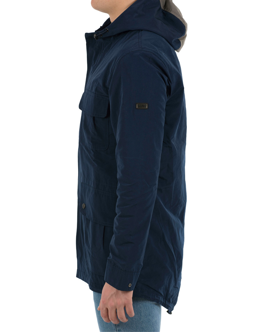 Herre | Jakker | Barbour International | Pack Fishtail Parka Blue