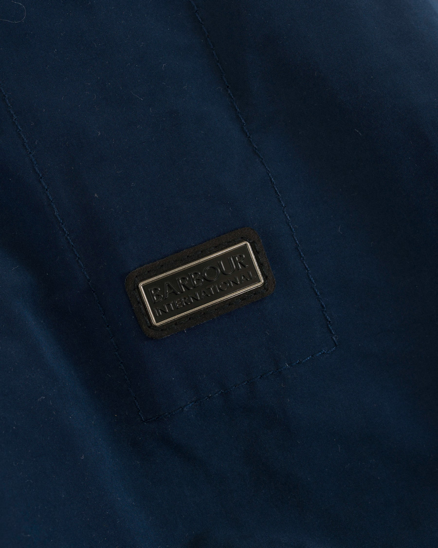 Herre | Jakker | Barbour International | Pack Fishtail Parka Blue