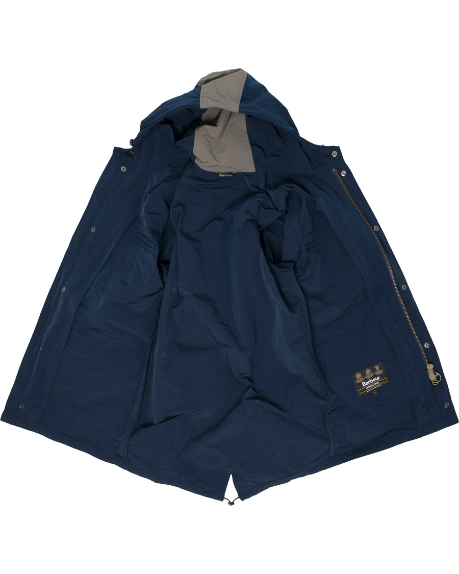 Herre | Jakker | Barbour International | Pack Fishtail Parka Blue