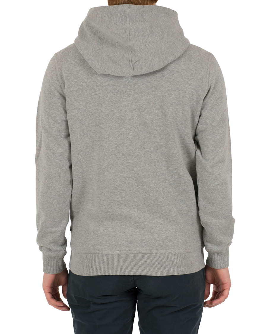 Aquascutum Arlo Full Zip Hoodie Grey Melange hos CareOfCarl.dk