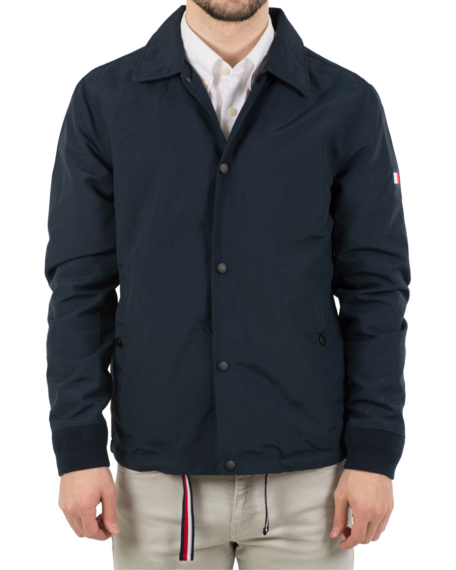 Tommy hilfiger coach jacket navy sale