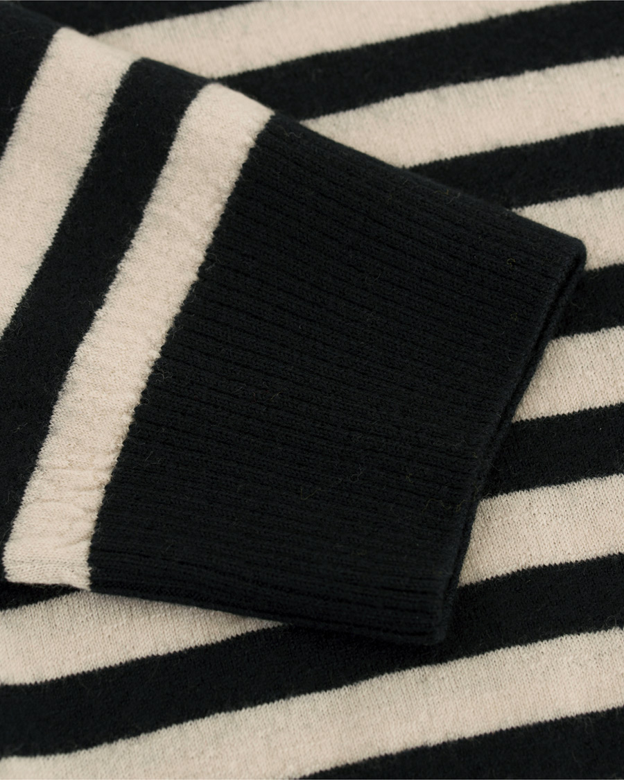 Herre | Trøjer | A.P.C. | Skye Button Stripe Knit Dark Navy/White