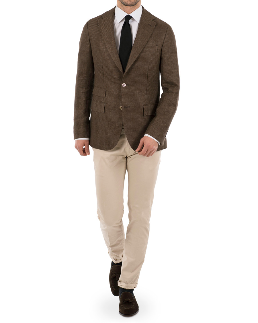 Herre | Blazere & jakker | Morris Heritage | Keith Waffle Blazer Brown