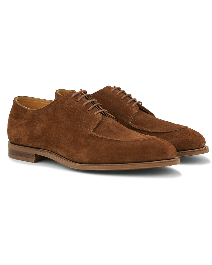 Herre | Edward Green Dover Unlined Split Toe Derby Polo Suede | Edward Green | Dover Unlined Split Toe Derby Polo Suede