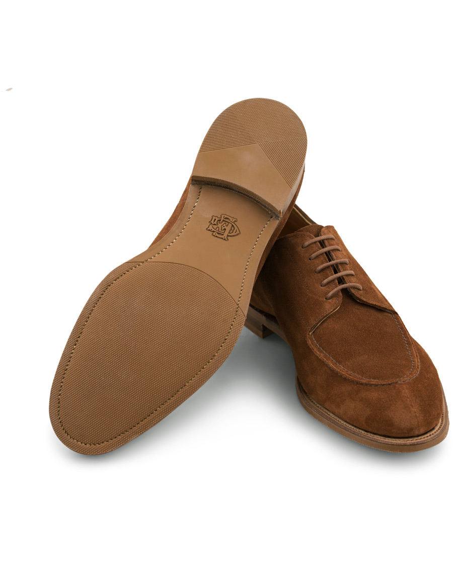 Herre | Edward Green Dover Unlined Split Toe Derby Polo Suede | Edward Green | Dover Unlined Split Toe Derby Polo Suede