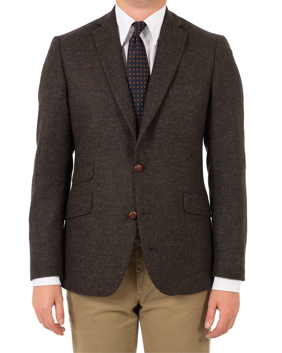 Morris Tweed Donegal Blazer Brown -