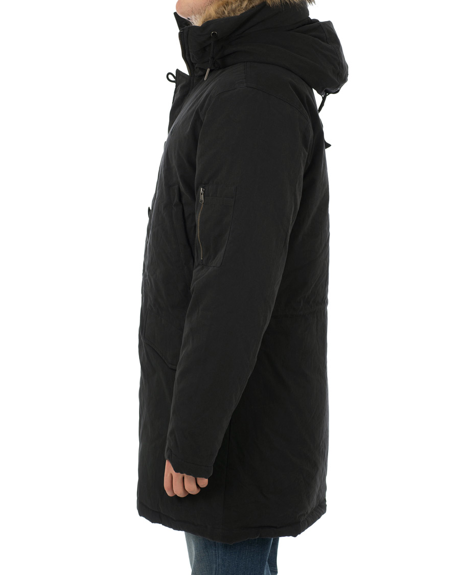 Fred Perry Down Snorkel Parka Black CareOfCarl