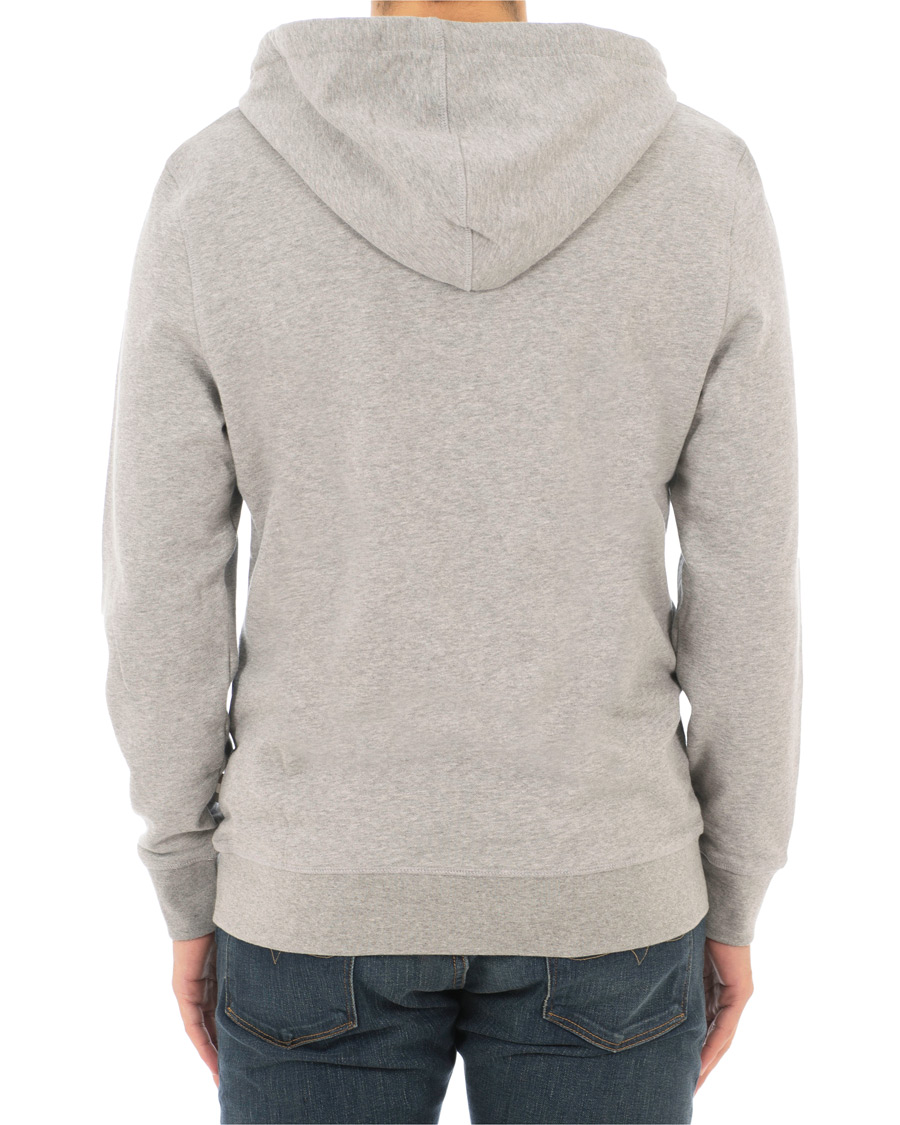 Aquascutum Arlo Zip Hoodie Grey Melange hos CareOfCarl.dk