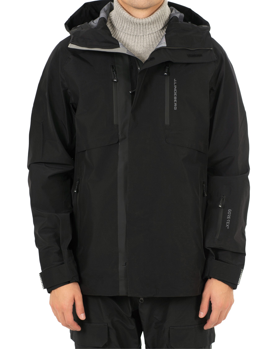 J.Lindeberg M Harper Ski 3 Layer Gore Tex Jacket Black - CareOfCarl.dk