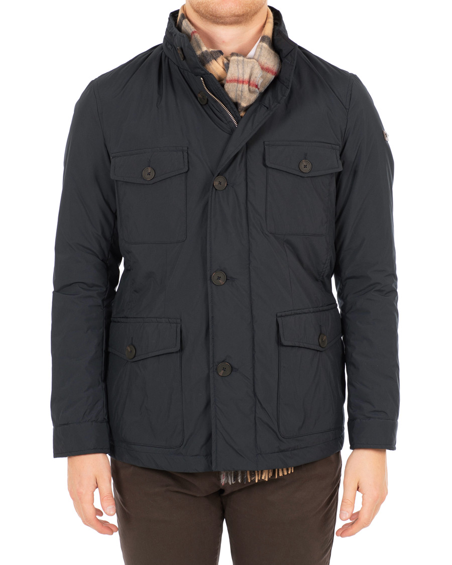 Hackett Padded Field Jacket Navy CareOfCarl