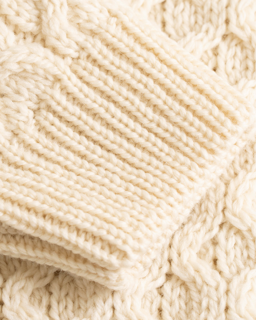 Herre | Trøjer | Sunspel | Fisherman Sweater Archive White