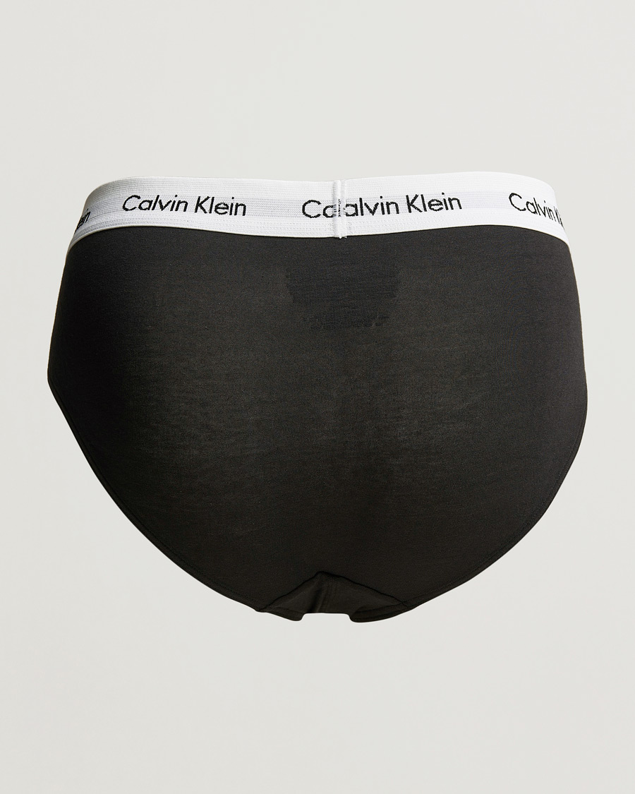 Herre |  | Calvin Klein | Cotton Stretch Hip Breif 3-Pack Black