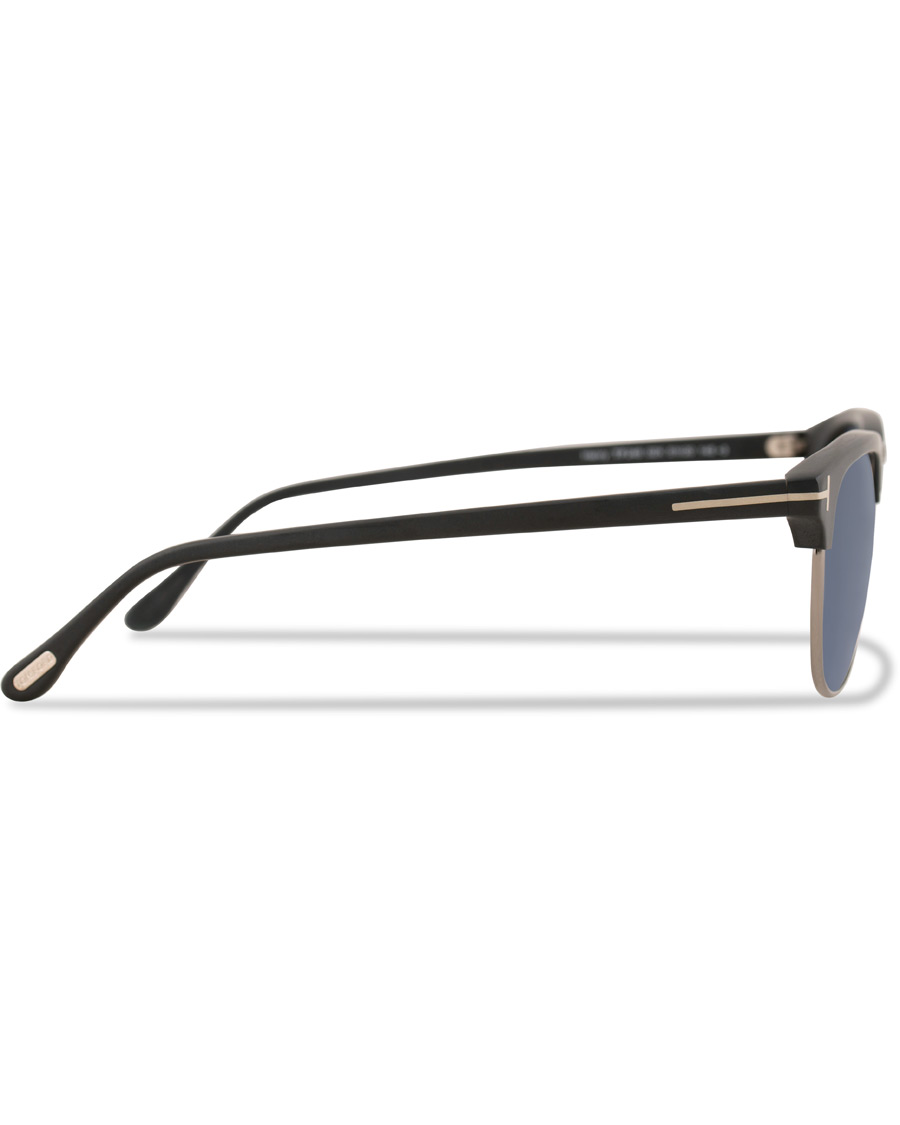 Herre | Solbriller | Tom Ford | Henry FT0248 Sunglasses Matte Black/Blue