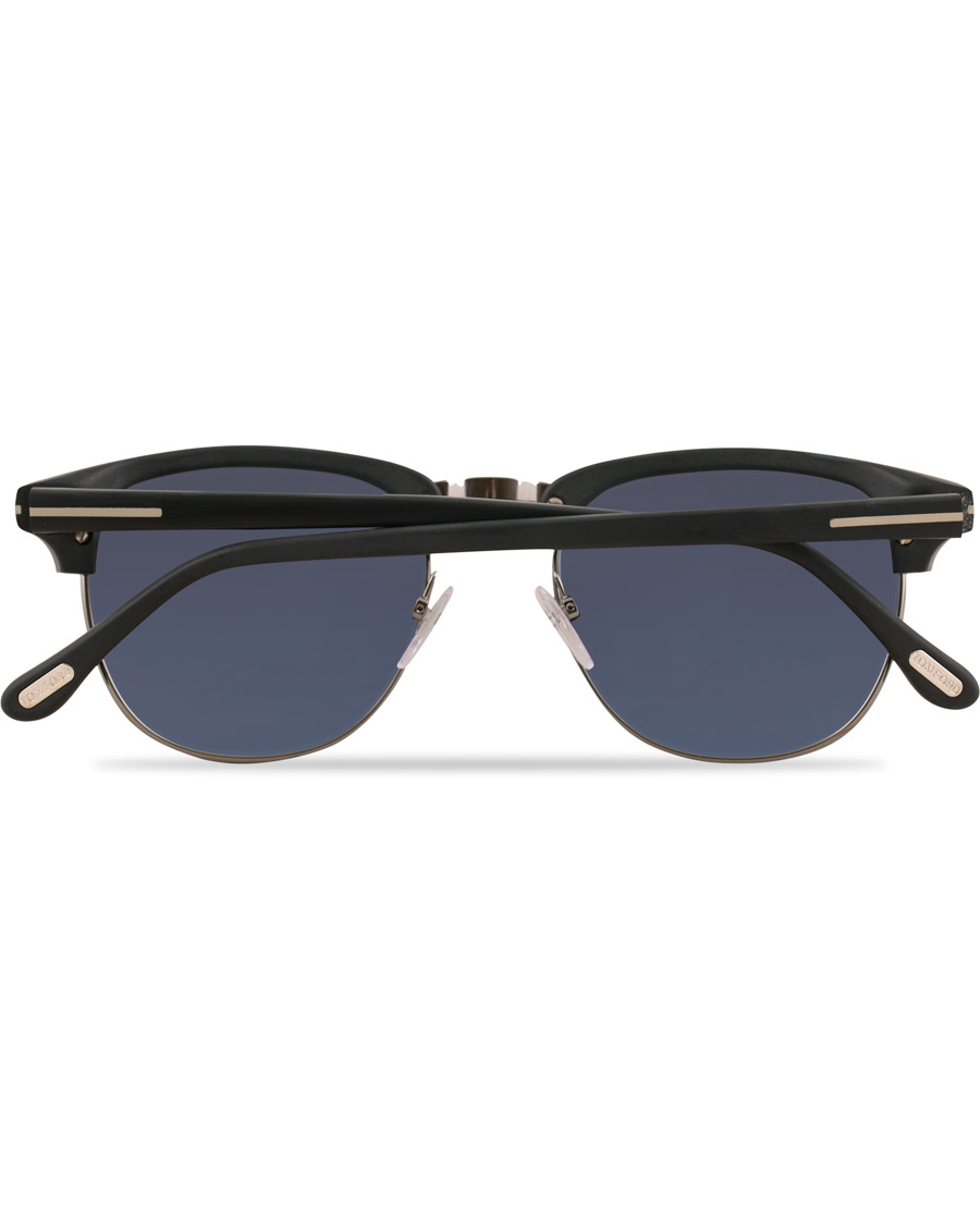 Herre | Solbriller | Tom Ford | Henry FT0248 Sunglasses Matte Black/Blue