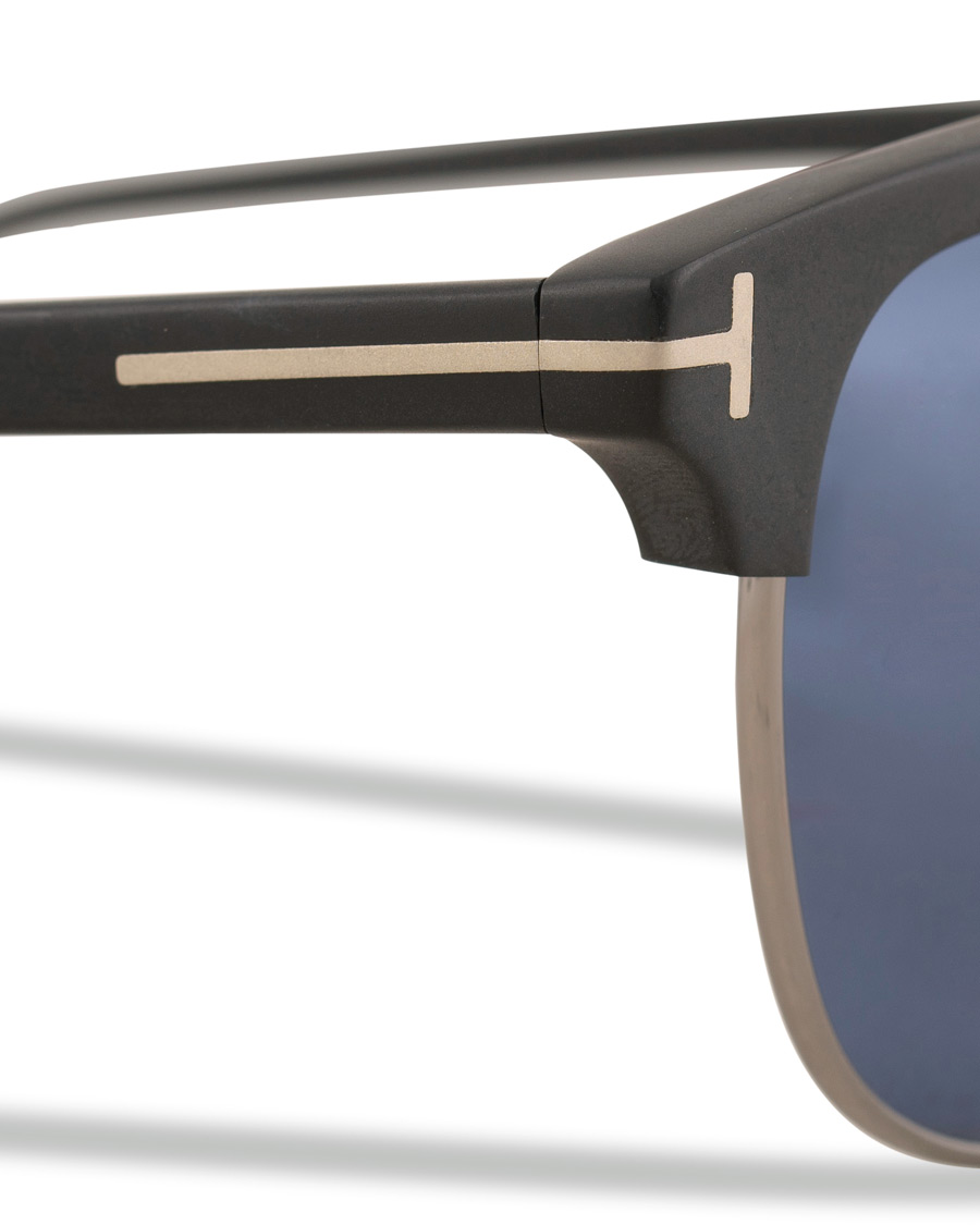 Herre | Solbriller | Tom Ford | Henry FT0248 Sunglasses Matte Black/Blue