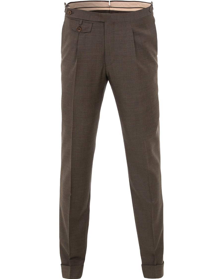 Herre | Bukser | Morris Heritage | Jason Structured Trousers Brown
