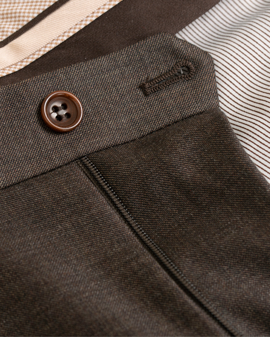 Herre | Bukser | Morris Heritage | Jason Structured Trousers Brown