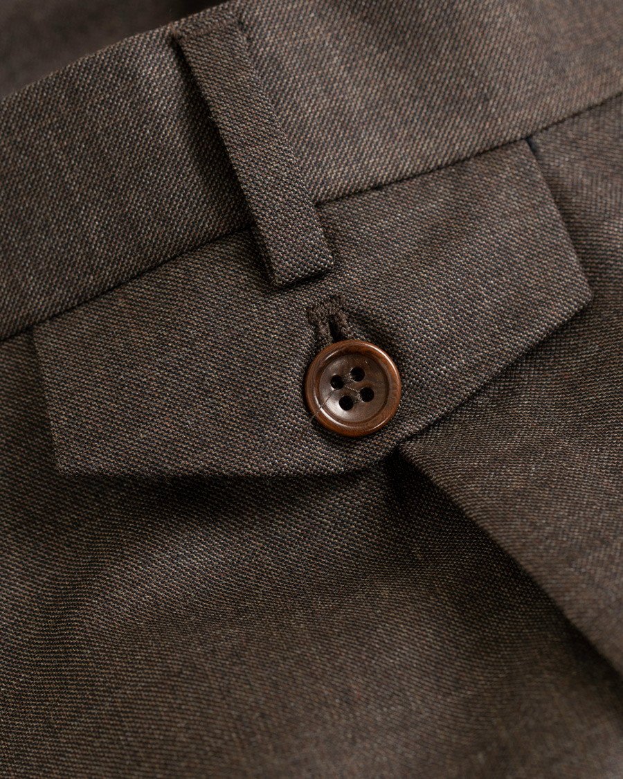 Herre | Bukser | Morris Heritage | Jason Structured Trousers Brown