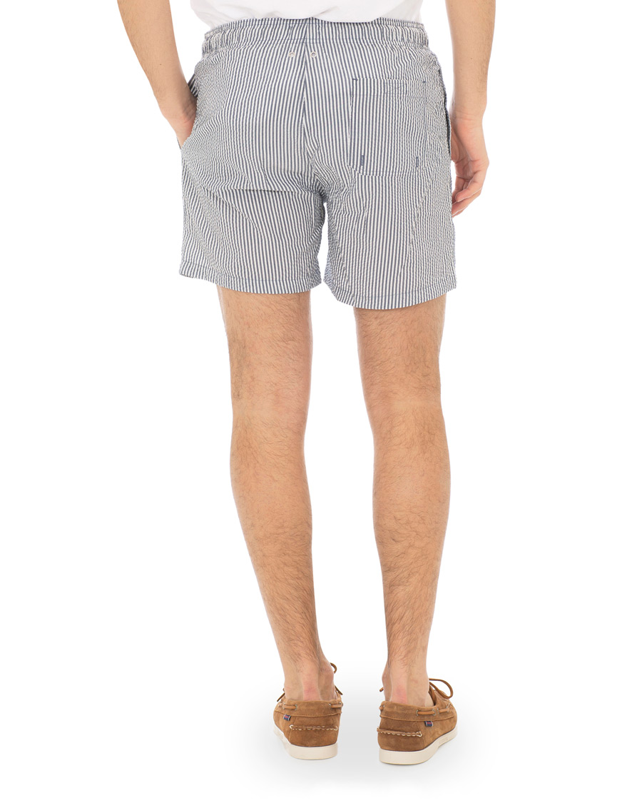Herre | Badebukser | GANT | Seersucker Swim Shorts Persian Blue