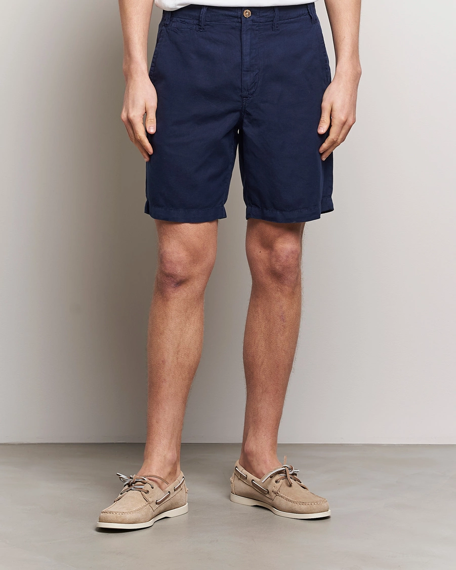 Herre | The linen lifestyle | Polo Ralph Lauren | Cotton/Linen Shorts Newport Navy