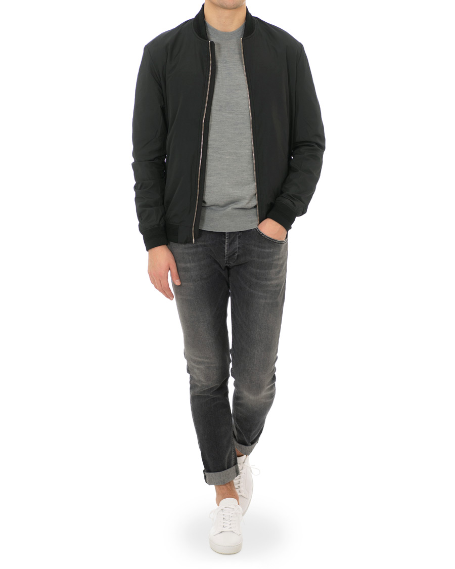 J.Lindeberg Thom Gravity Bomber Jacket Black CareOfCarl