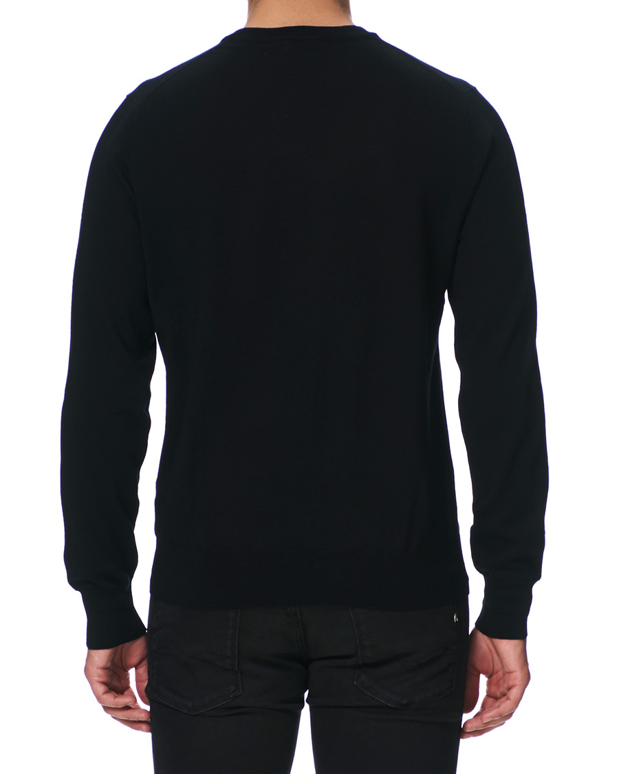 Herre | Trøjer | Filippa K | Merino Round Neck Sweater Black