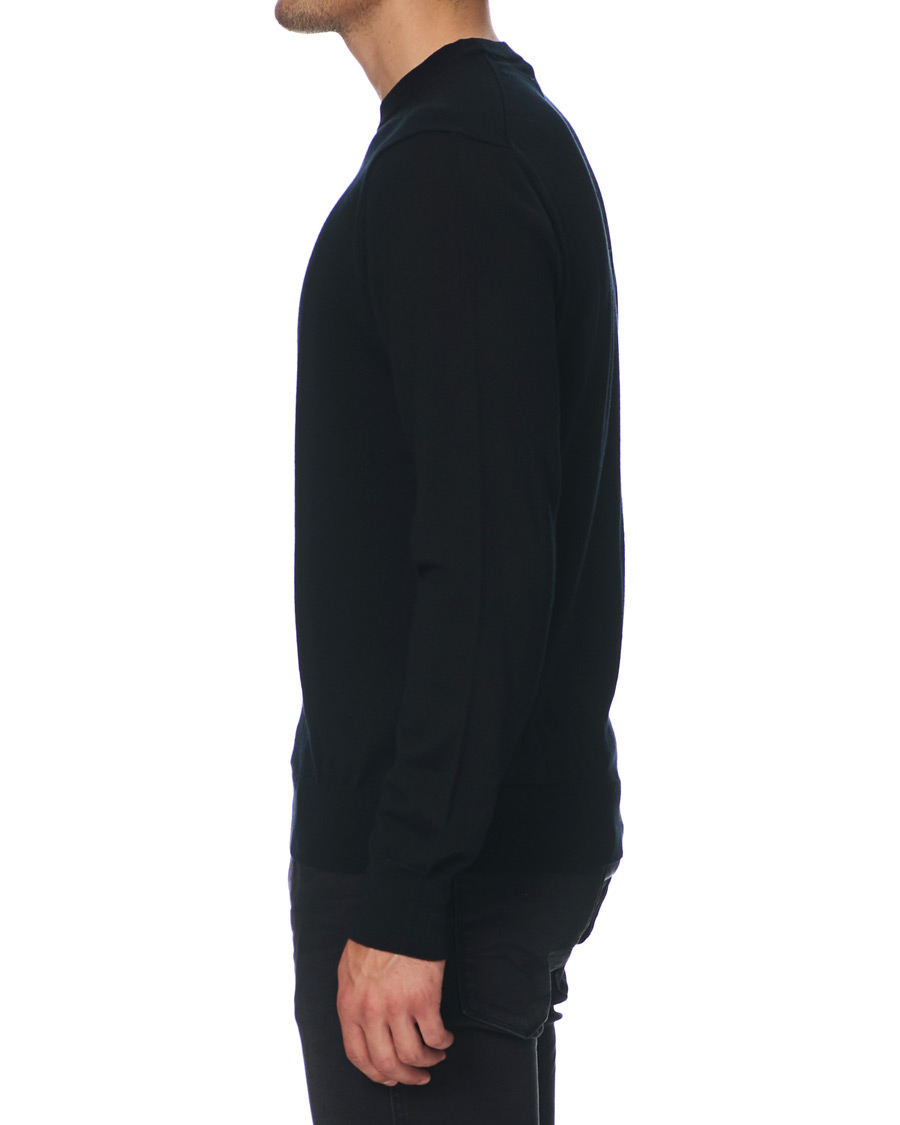 Herre | Trøjer | Filippa K | Merino Round Neck Sweater Black