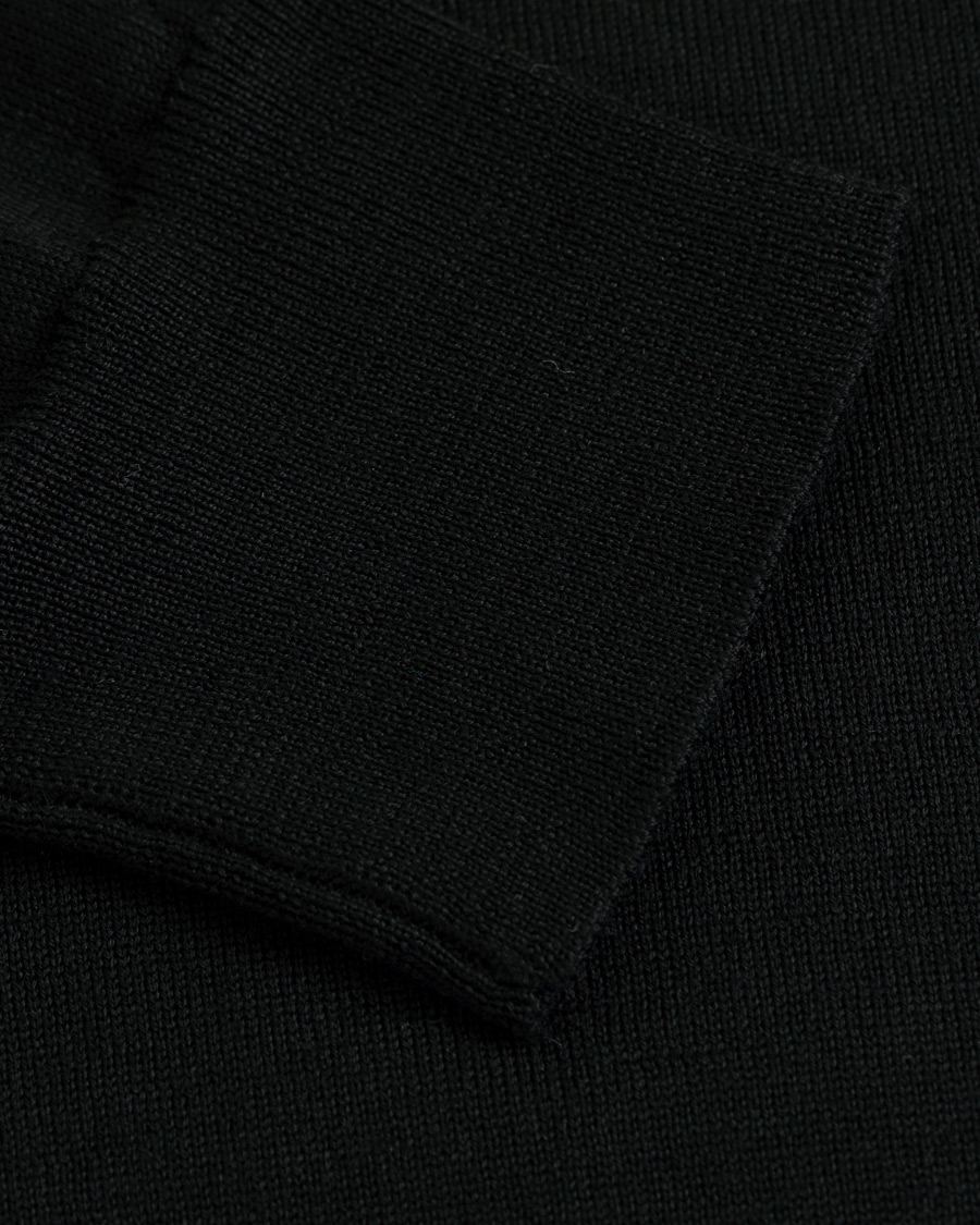 Herre | Trøjer | Filippa K | Merino Round Neck Sweater Black